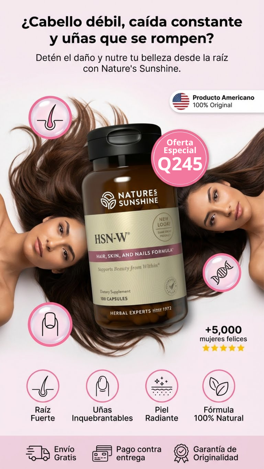 Cabello Fuerte, Piel Radiante y Uñas de Acero